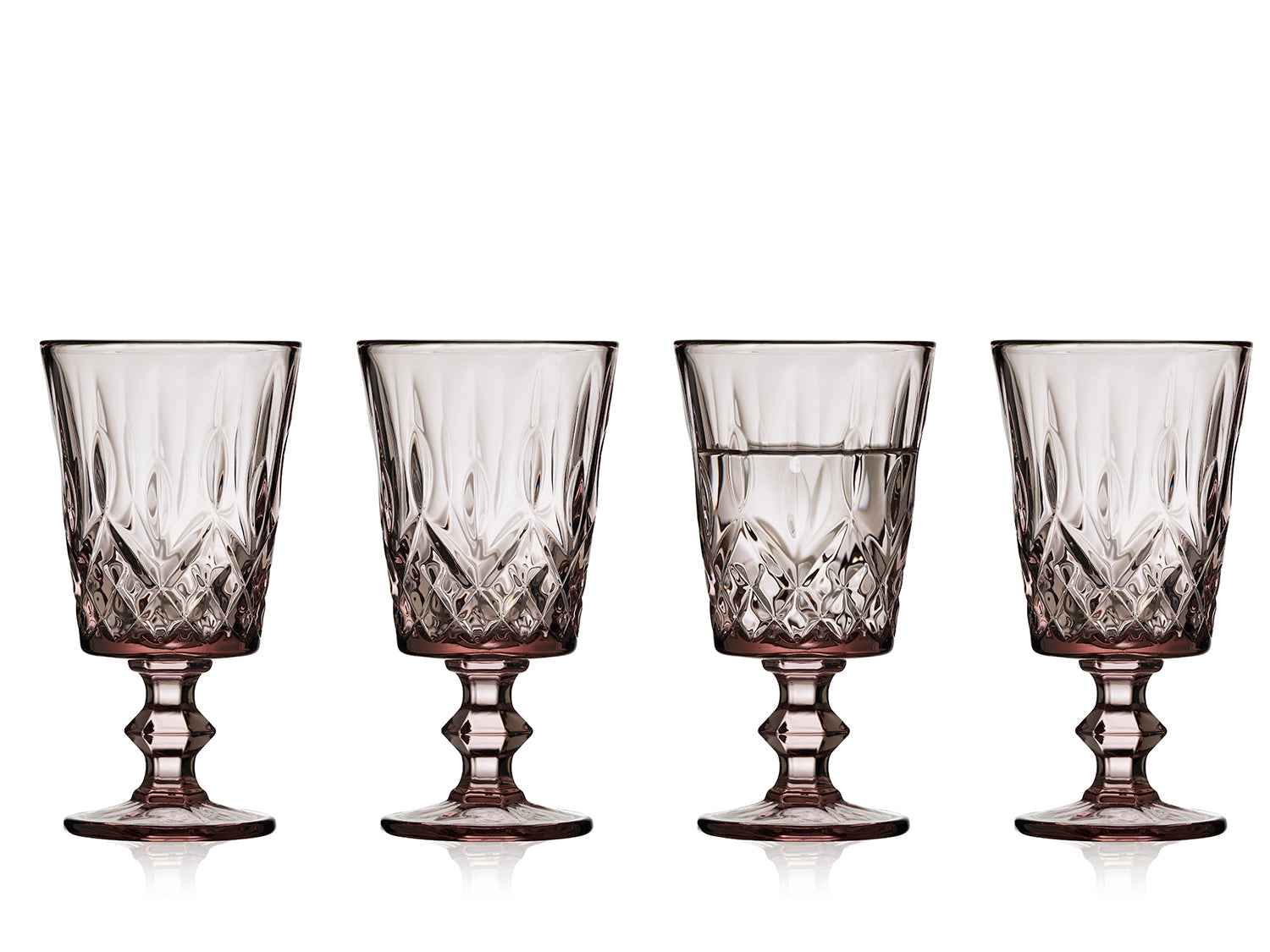 Set de 2 verres à vin SORRENTO Rose Lyngby Glas - Mathon - 1