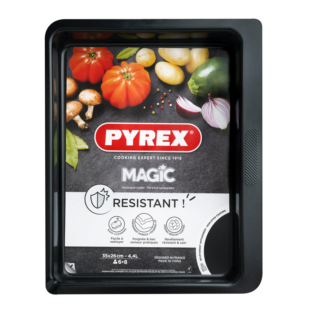 Plat a four Magic rectangulaire 35x26 cm Pyrex - Mathon