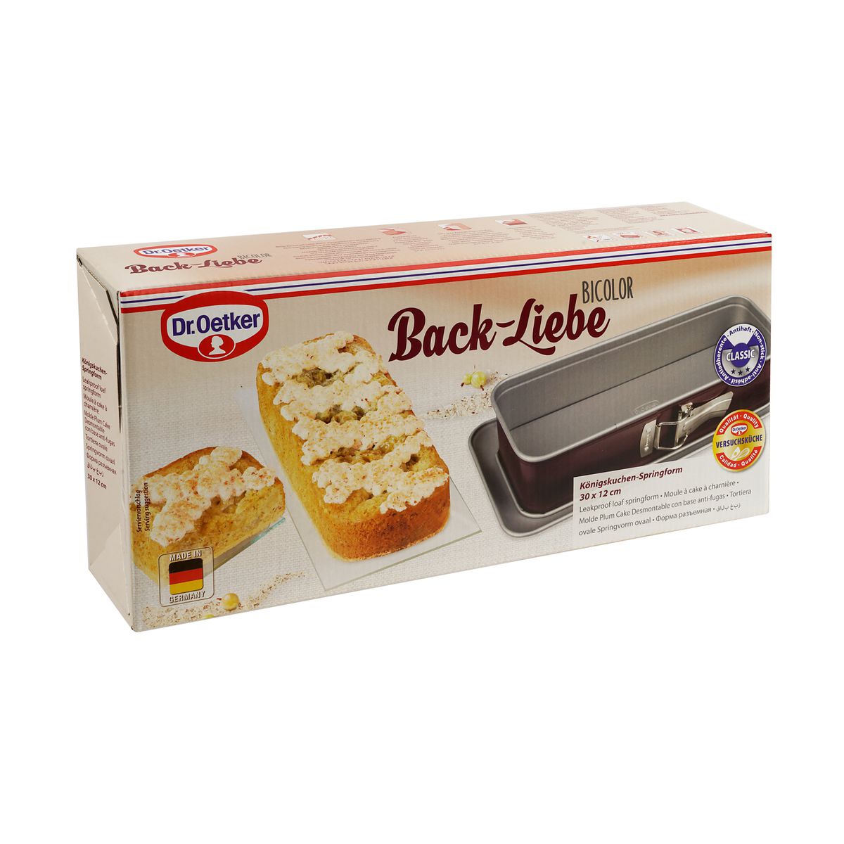Lot de 2 moules à cakes à charnière 30 cm Dr. Oetker Back-Liebe Bicolor Dr. Oetker - Mathon - 7