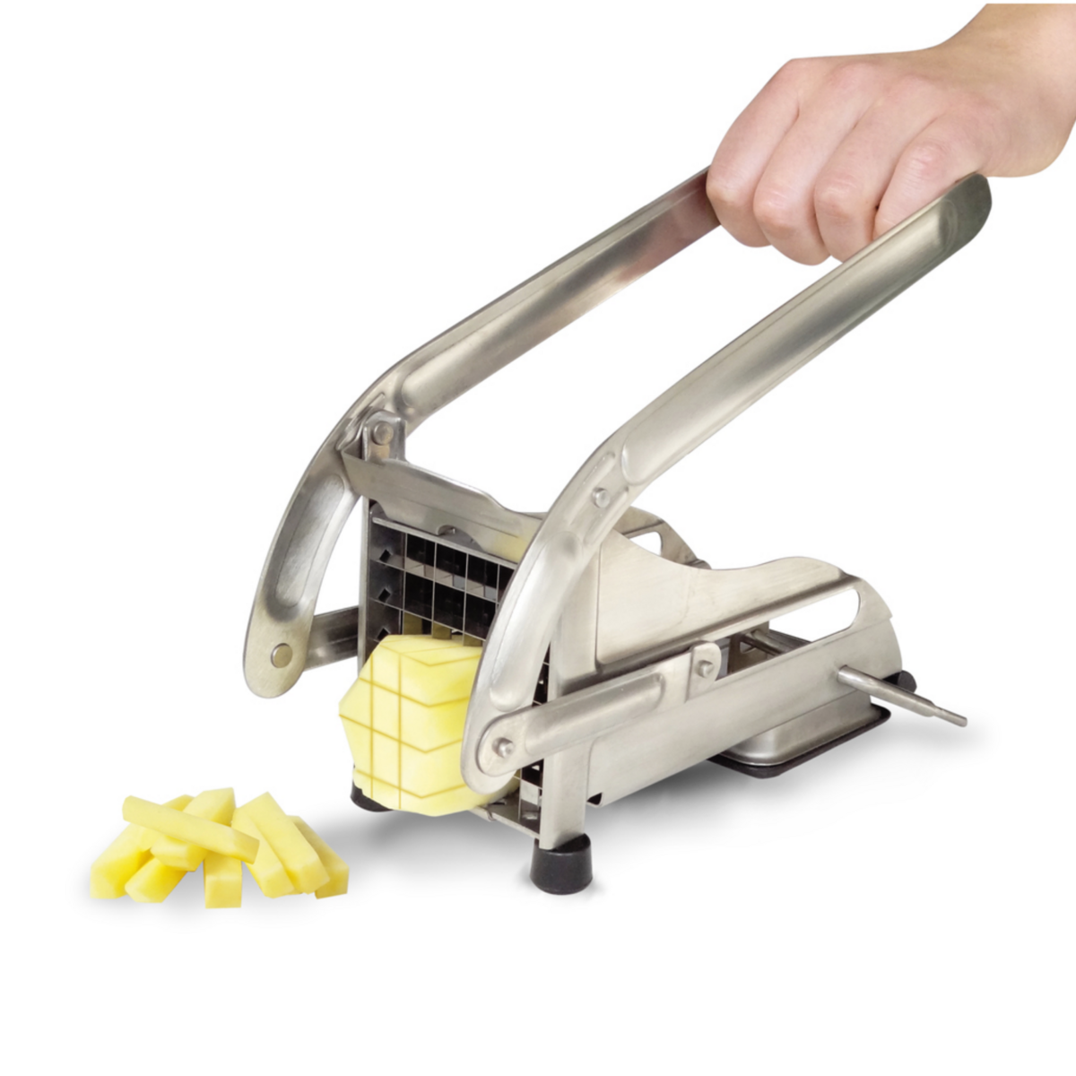 Coupe-frites ménager inox sur ventouse - 2 couteaux Louis Tellier - Mathon - 6