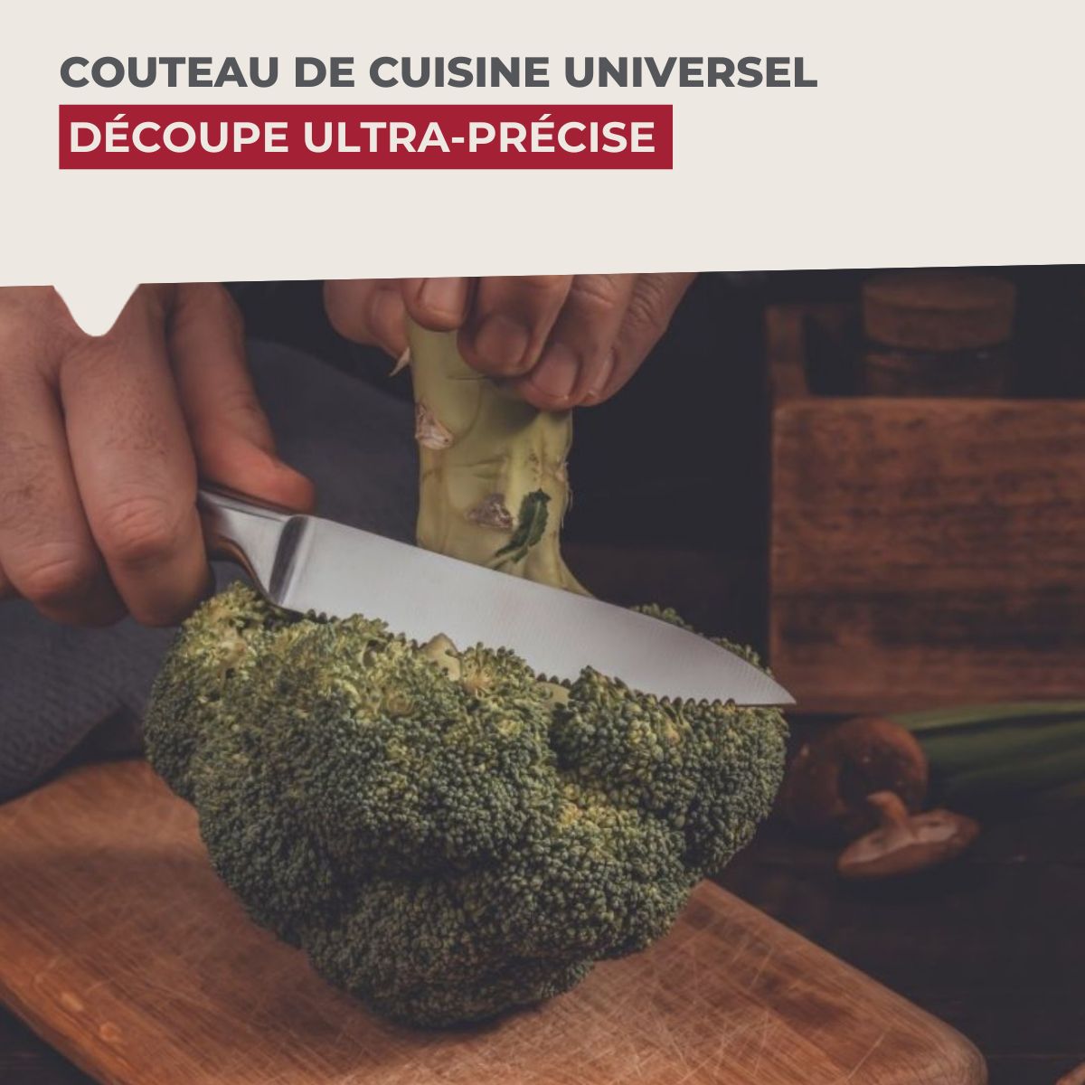 Couteau de cuisine professionnel 24 cm lame crantée  Star Nirosta - Mathon - 4