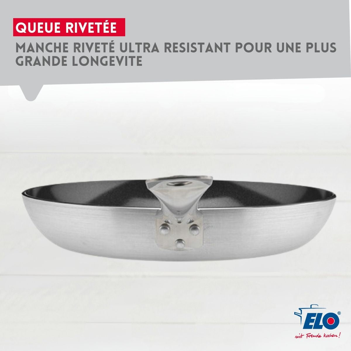 Poêle 24 cm céramique sans PFAS Bistro Line Elo - Mathon - 6