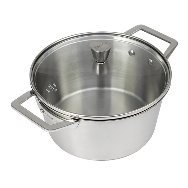 Faitout inox avec couvercle 1826 24 cm 4,3 L Cristel - Mathon - 3