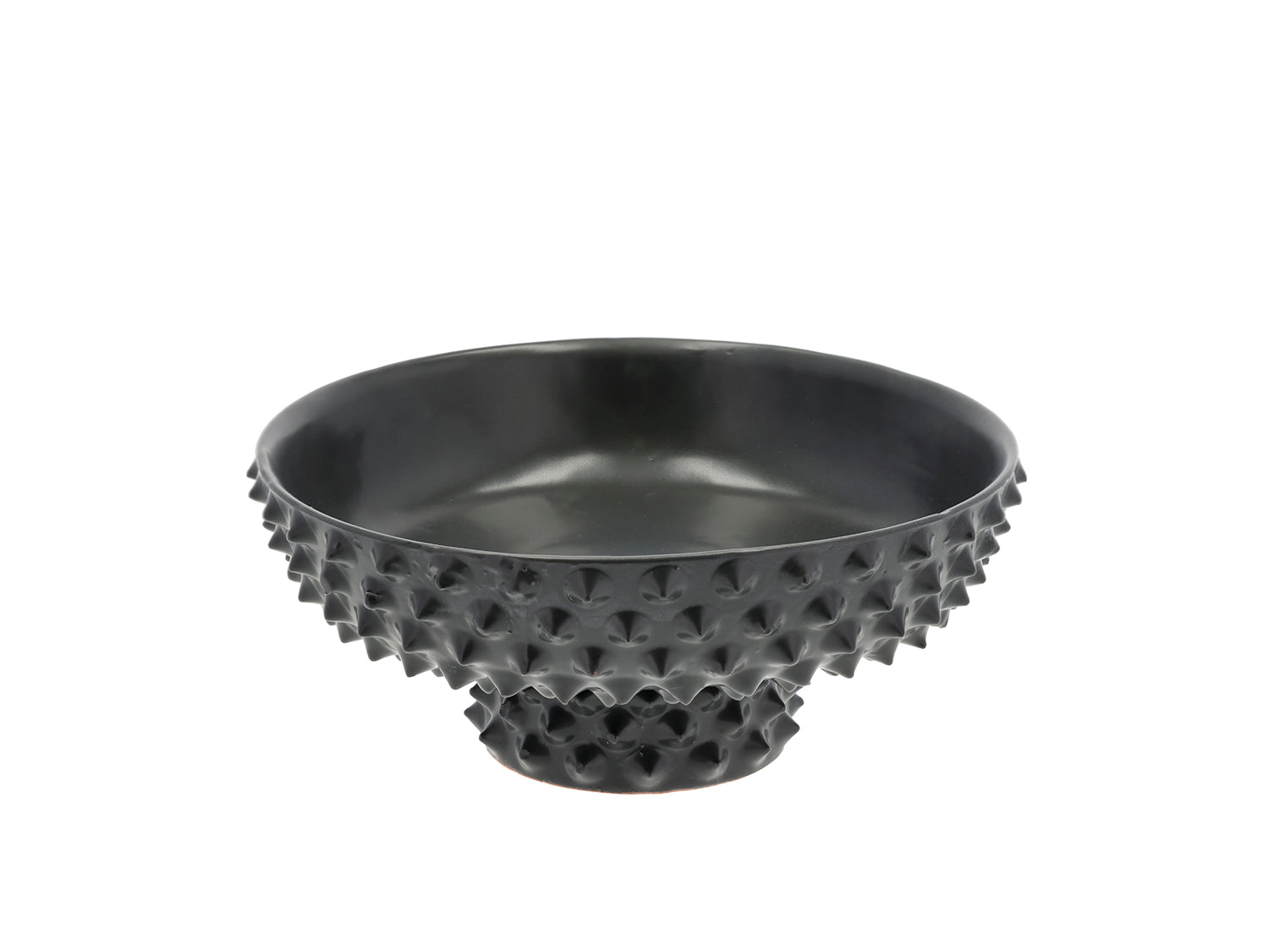 Plat VAEST en terre cuite Mat noir Villa Collection - Mathon - 2