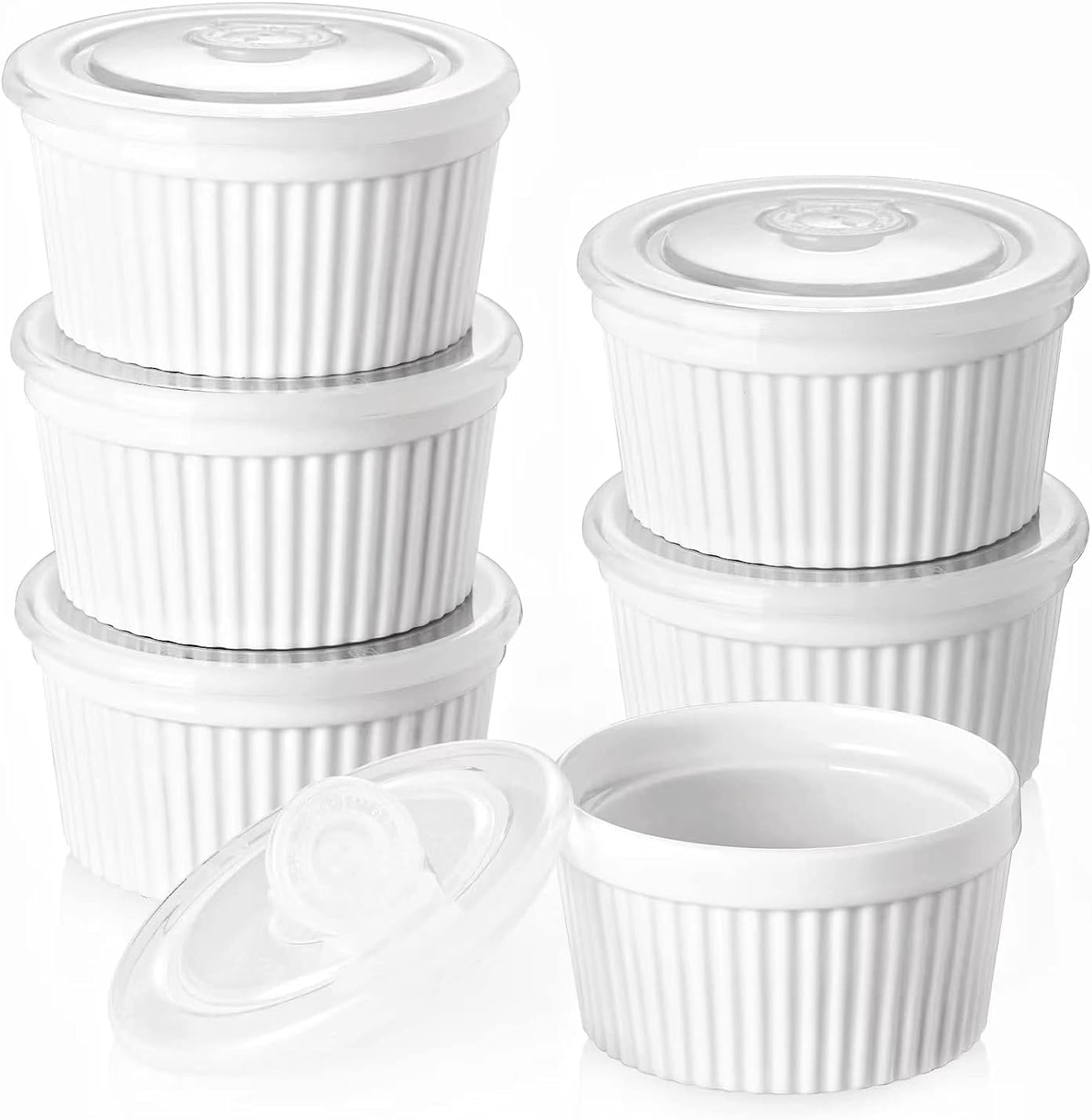 Ramequins en Porcelaine 230 ml x6 Vendos85 - Mathon