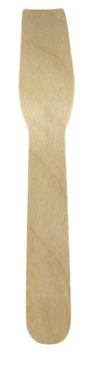 100Pcs - Cuillère à glace bois   H70mm FirstPack - Mathon