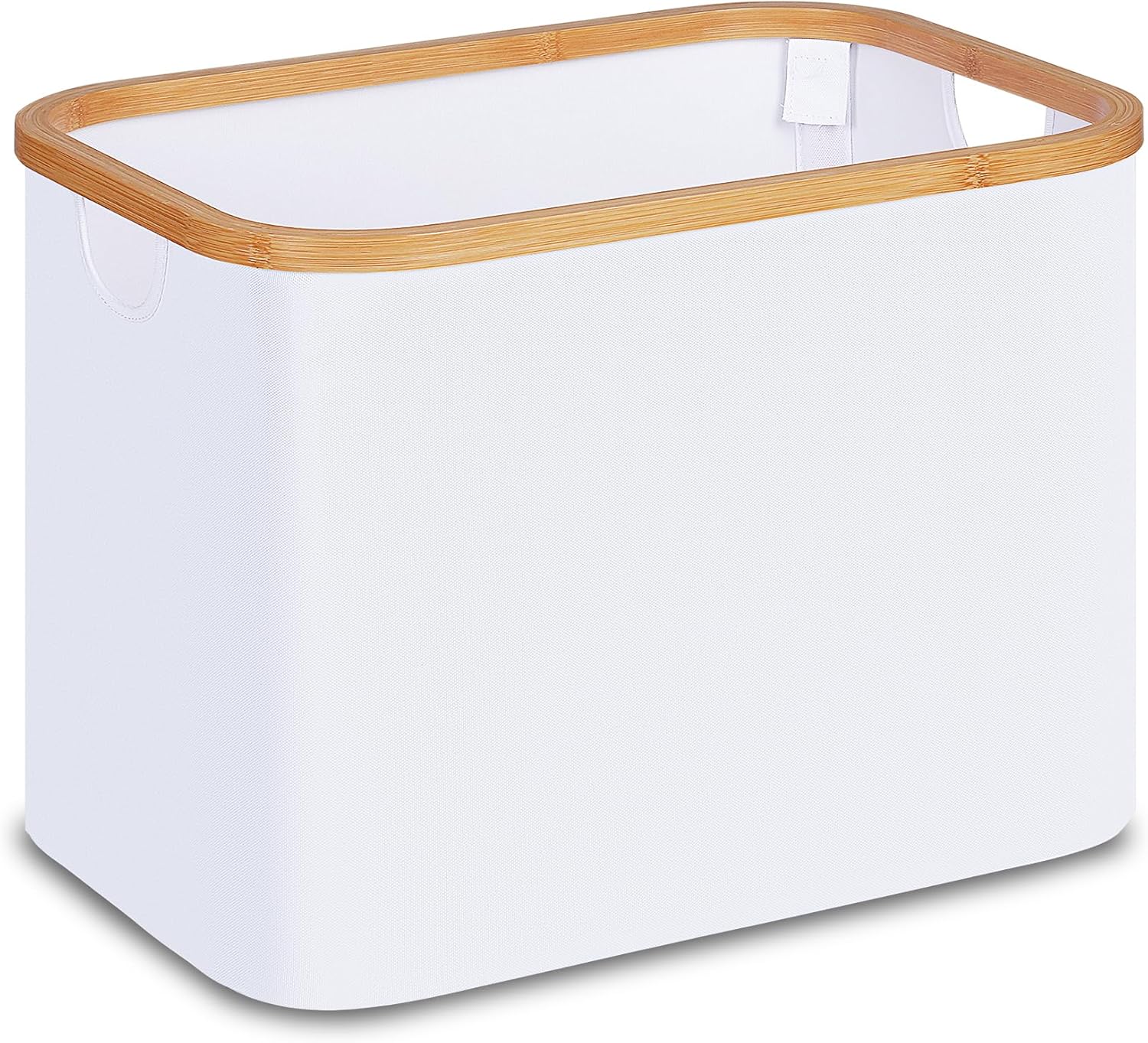 Panier à linge 50 L en coton blanc Vendos85 - Mathon