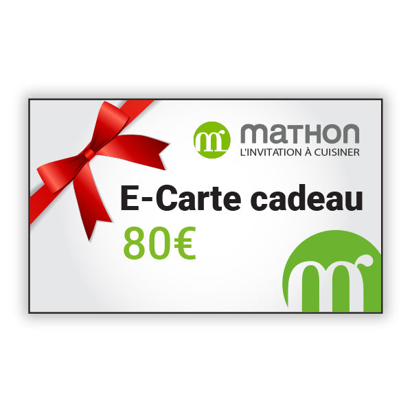 E-carte cadeau Mathon 80€ - Mathon