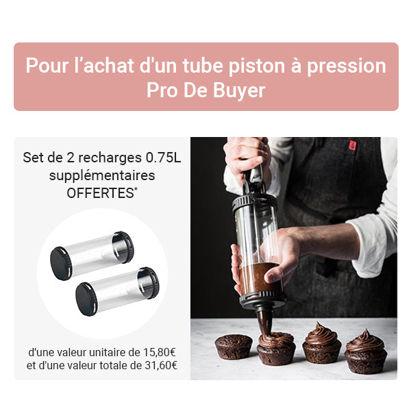 Tube piston à pression Pro De Buyer - Mathon - 2