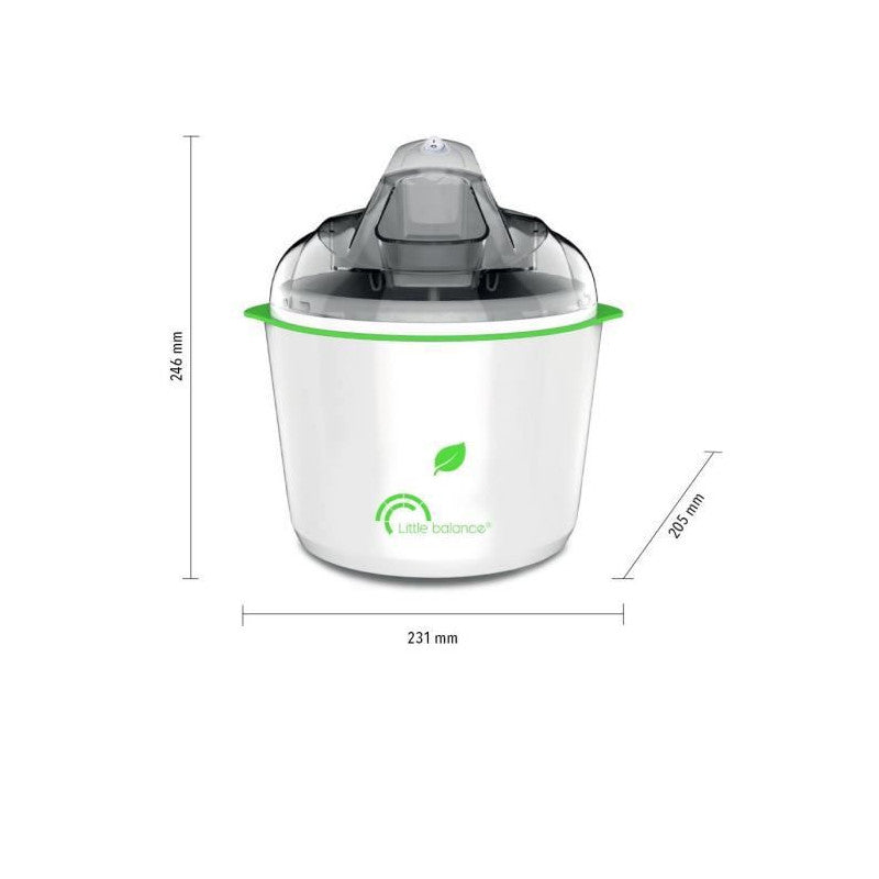 Little Balance 8234 Happy Sorbets, Sorbetiere, Machine A Glaces, Sorbets, Cremes Glacees, 1,5 L Little Balance - Mathon - 2
