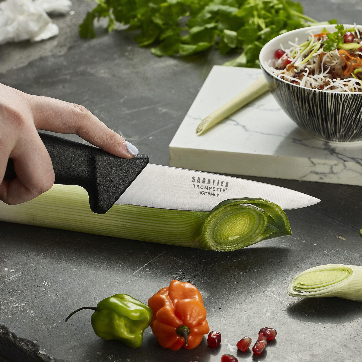 Pro Tech  - Couteau de chef 20cm Sabatier Trompette - Mathon - 3