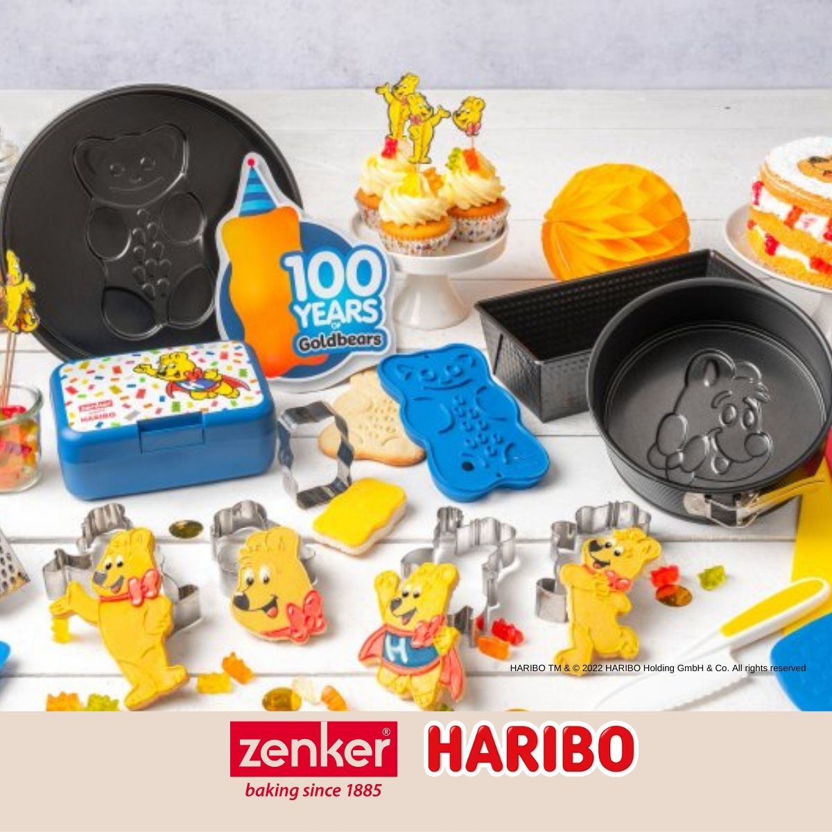 Lot de 50 moules à muffins en papier 6 cm Zenker Haribo Zenker - Mathon - 8