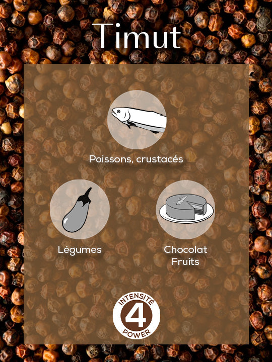 Timut Poivre sauvage du Népal, 40g - 4 sachets fraicheur de 10g Peugeot - Mathon - 2