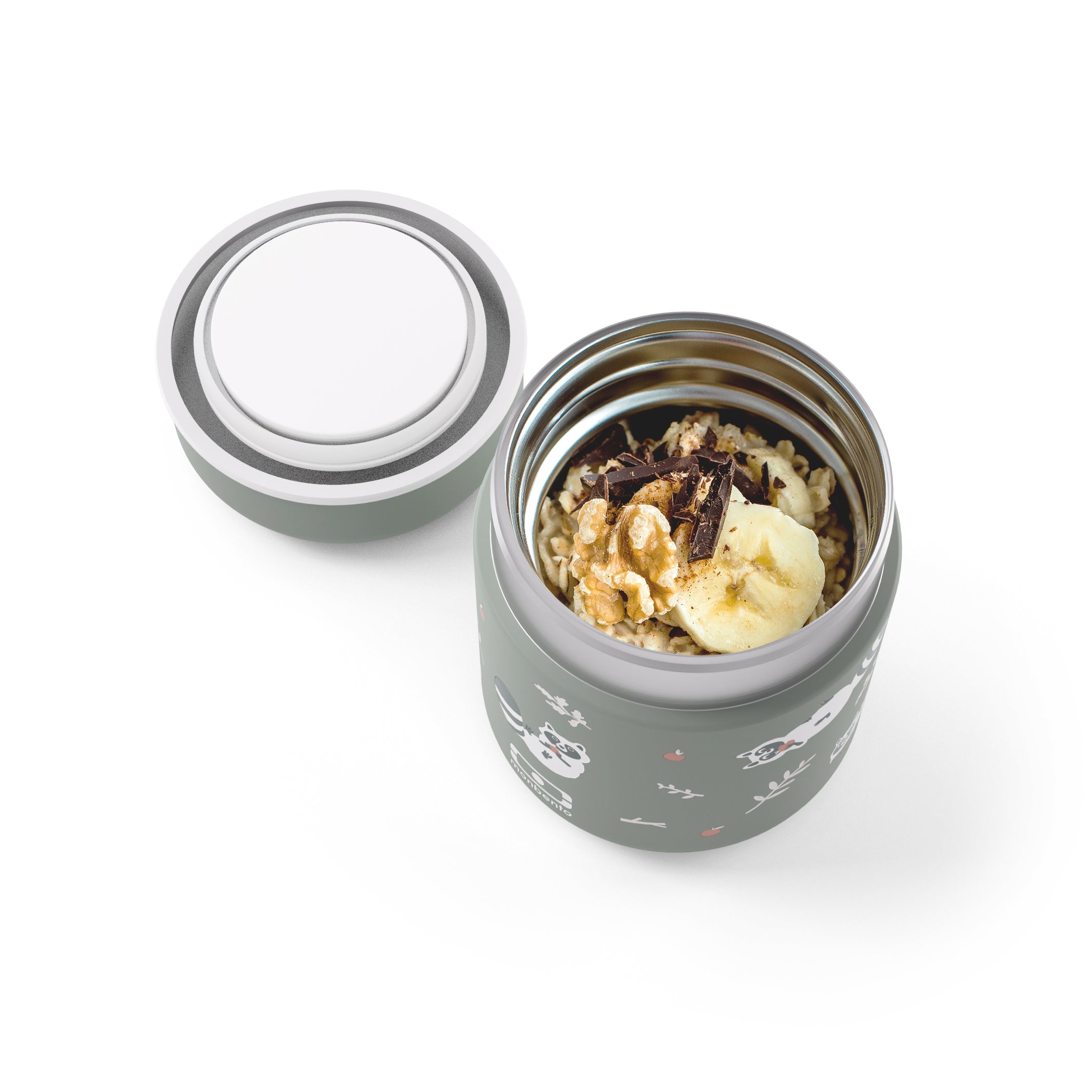 Lunch box isotherme Capsule 280ml Vert Raton Laveur Monbento - Mathon - 3