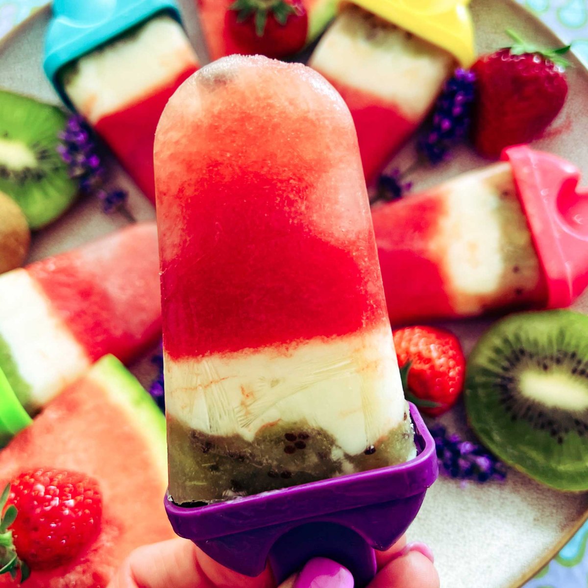 Lot de 5 moules pour glaces à l