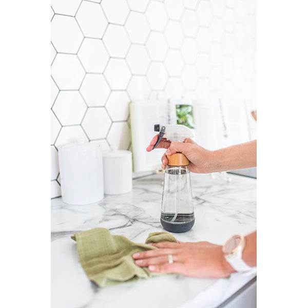 Flacon pulvérisateur en verre rechargeable Bottle Service Full Circle - Mathon - 1