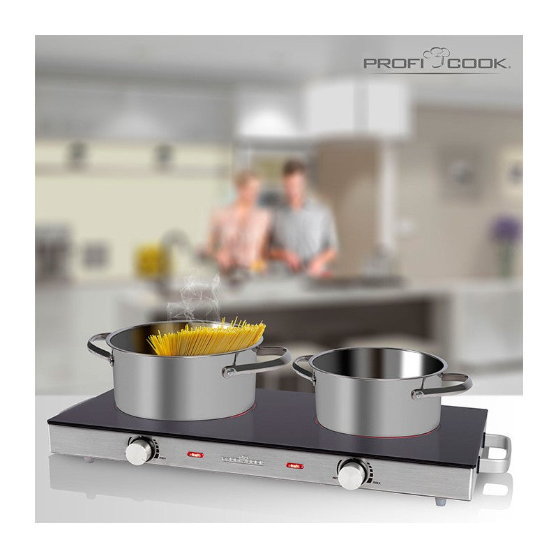 Double plaques de cuisson infra Proficook PC-DKP 1211 Proficook - Mathon - 3