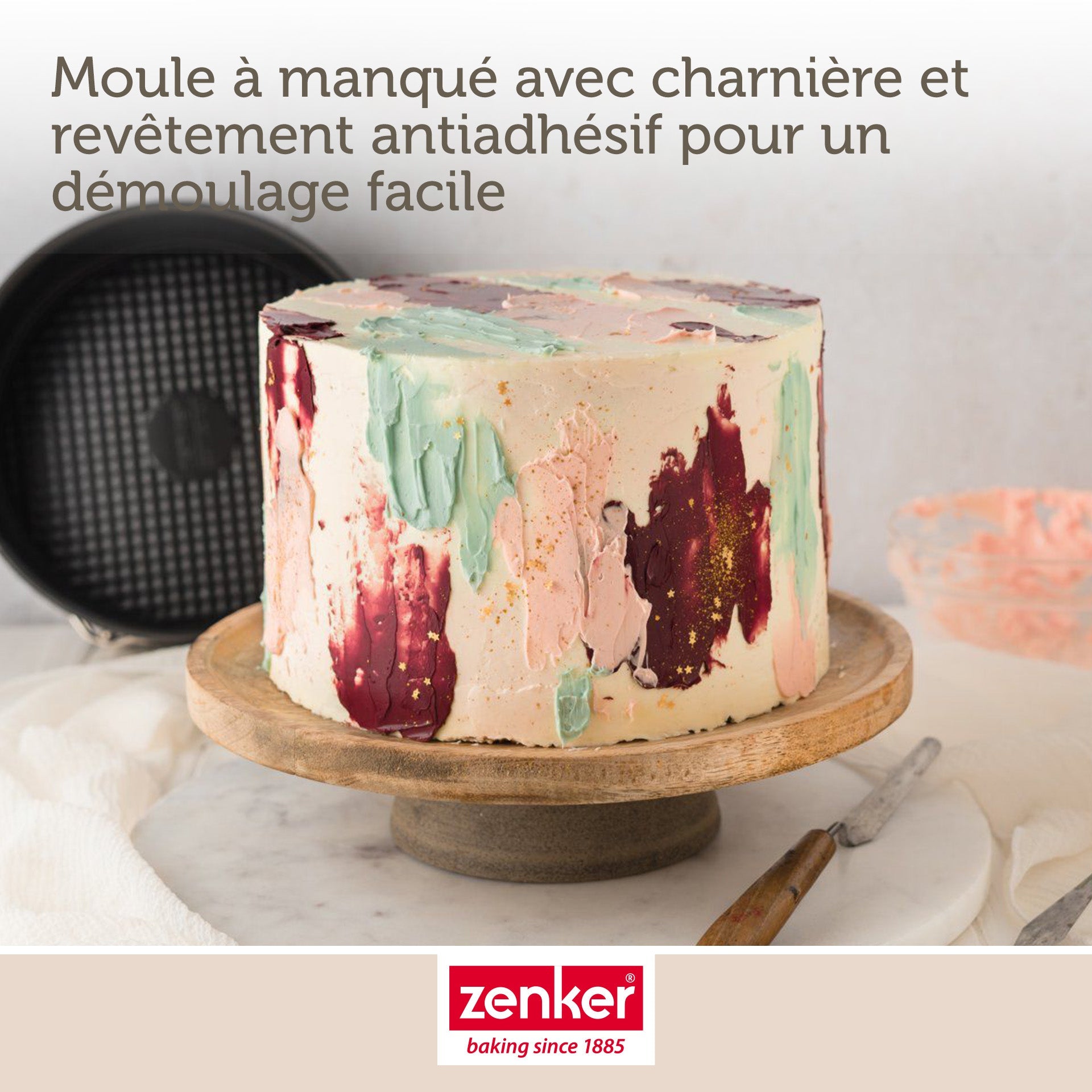 Moule à manqué à charnière 20 cm Zenker Black Metallic Zenker - Mathon - 5