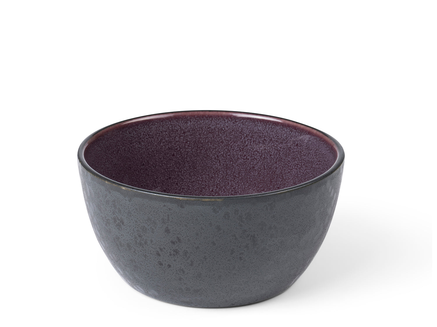 Bol GASTRO 14cm en grès émaillé Noir/Violet Bitz - Mathon - 1