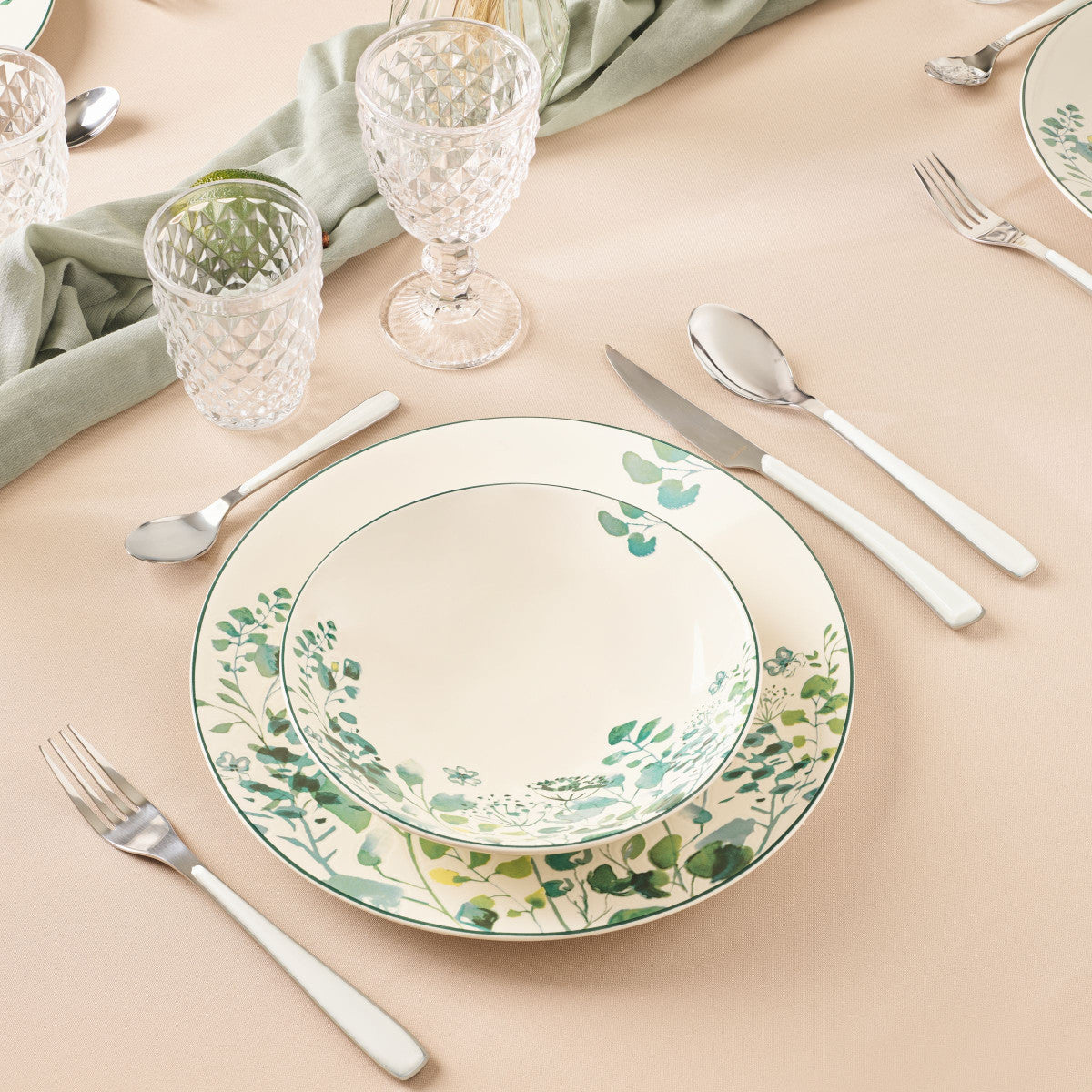 Alizé - Ménagère 24 pièces Blanc Amefa - Mathon - 2