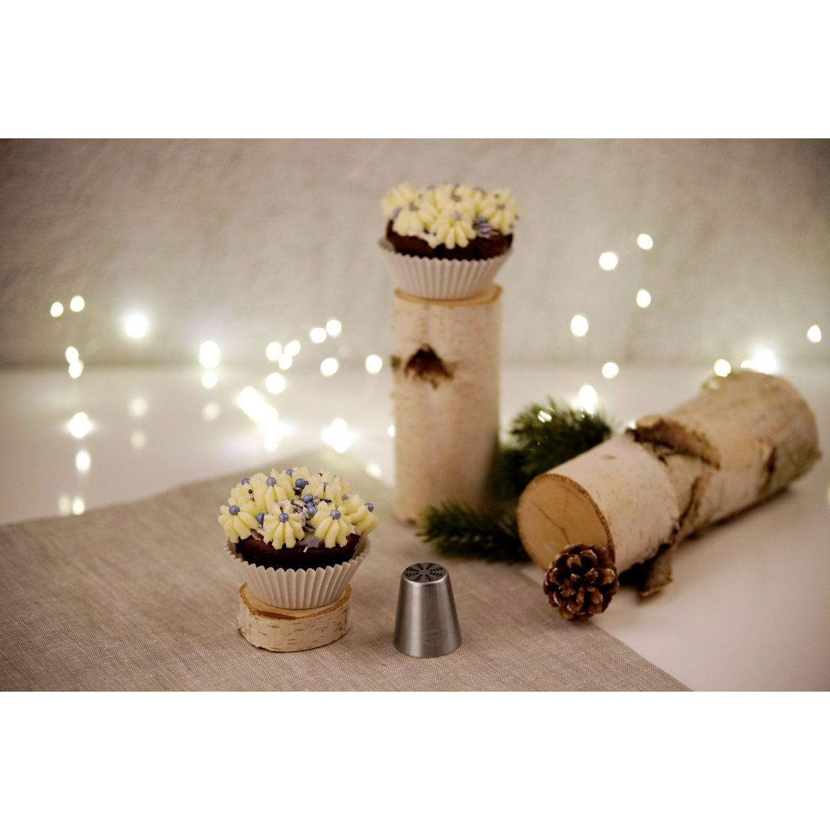 Ensemble de 8 poches à douille et embout cristal de glace en inox  Baker Edition Dr. Oetker - Mathon - 2