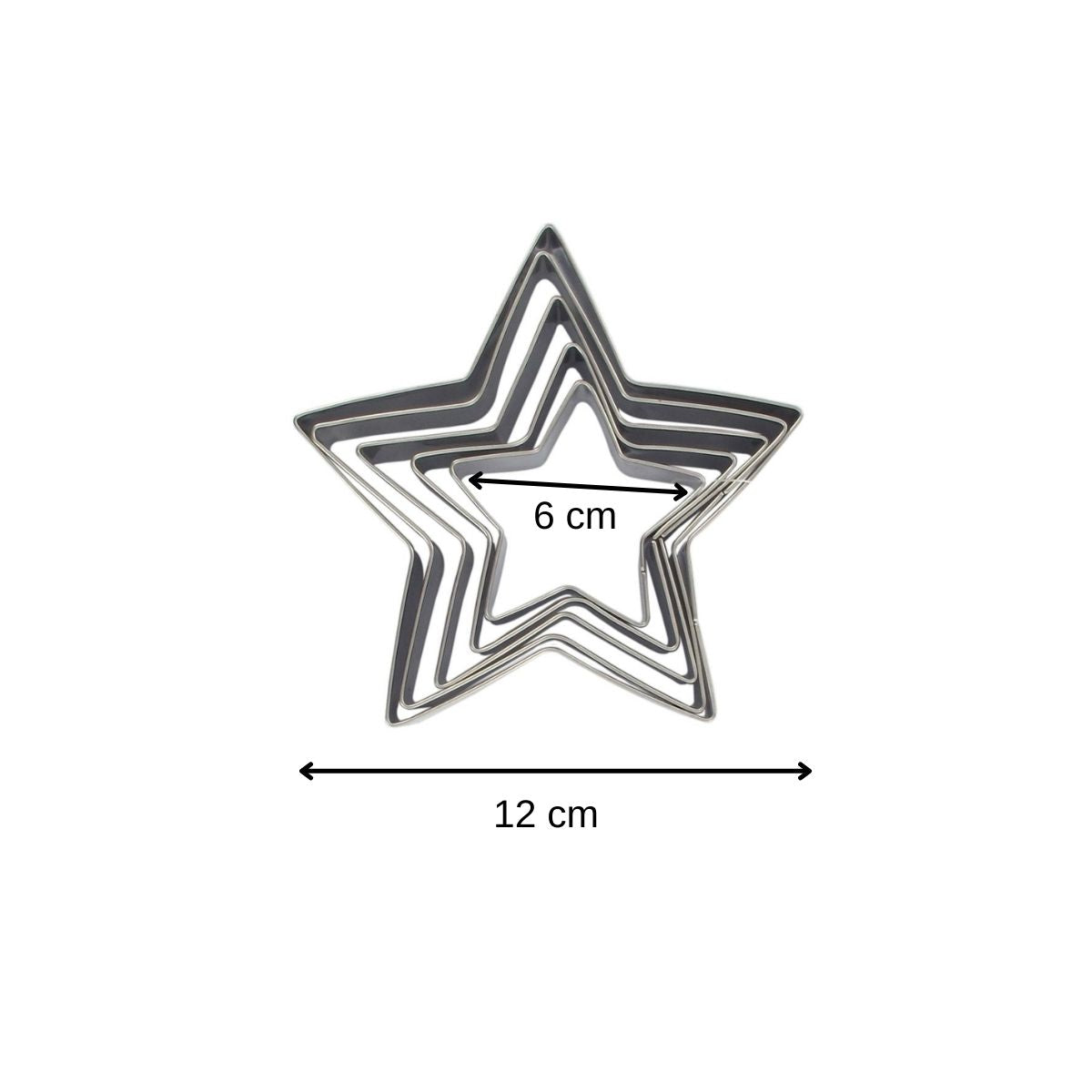 Lot de 5 emporte-pièces de Noël en forme d