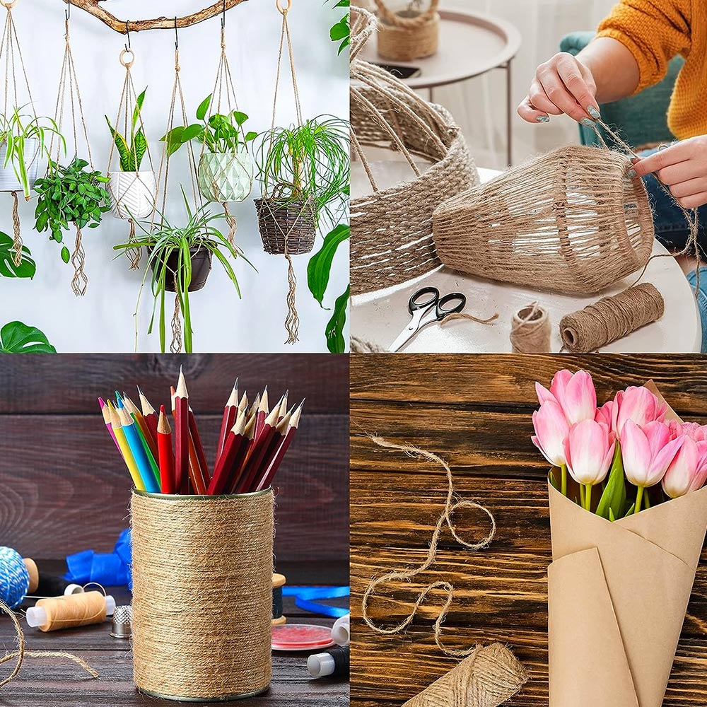 Ficelle en jute naturelle brune - 2mm x 40m - Corde ce chanvre épaisse pour décoration, jardin, bricolage, art et artisanat Shop-Story - Mathon - 3