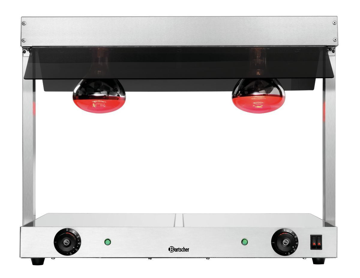 Plaque Chauffante Professionnelle Vitro avec Pont Chauffant - Bartscher - Mathon - 1