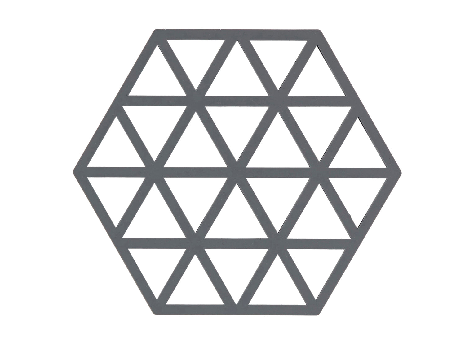 Dessous-de-plat TRIANGLES en silicone Gris froid Zone Denmark - Mathon