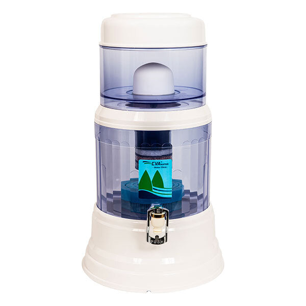 Fontaine à eau filtrante 12L blanche - Mathon - 1