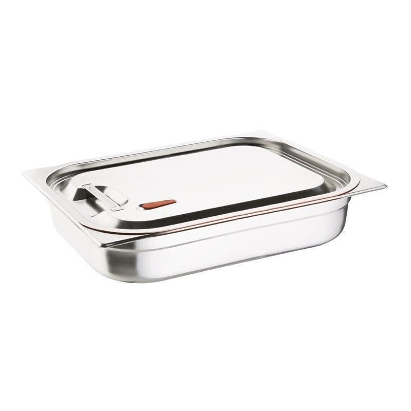 Couvercle Bac Gastro Inox et Silicone GN 1/2 - Vogue - Mathon - 1