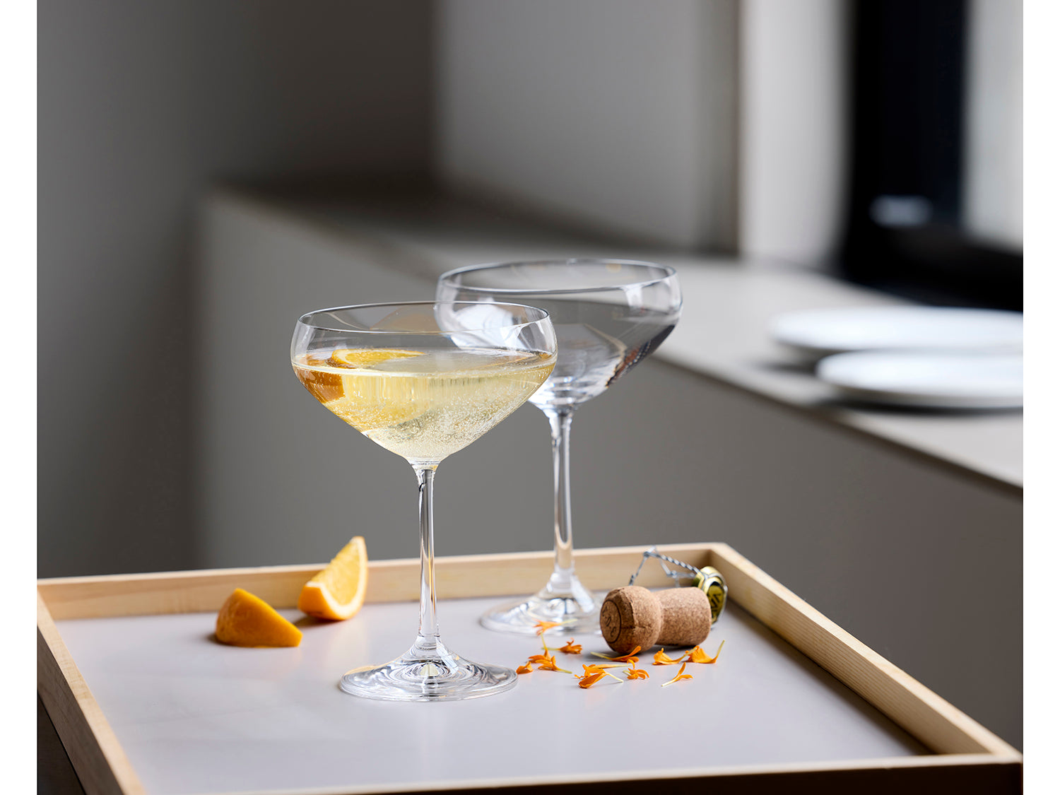 Set de 4 coupes à champagne JUVEL 34cl Transparent Lyngby Glas - Mathon - 10