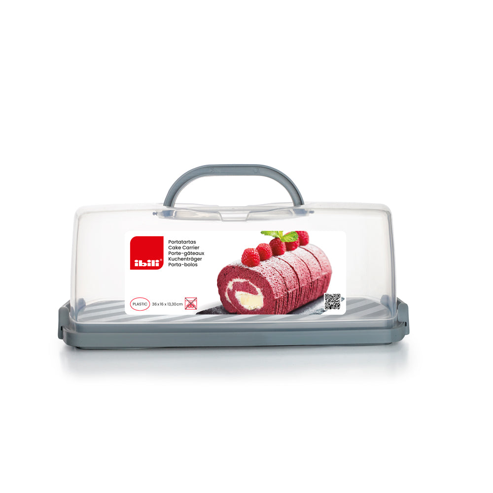 Porte gateaux rectangle 36x16x13,30 cm Ibili - Mathon - 3