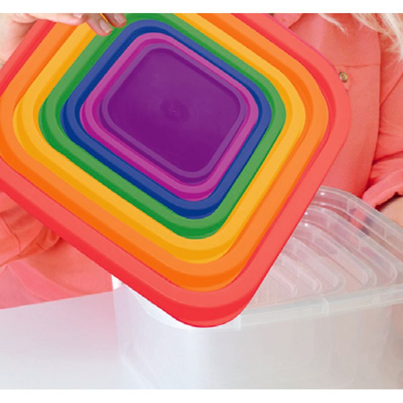 Ensemble de boites de conservations alimentaires 7 pièces Herzberg HGSFS7N1 Herzberg - Mathon - 5