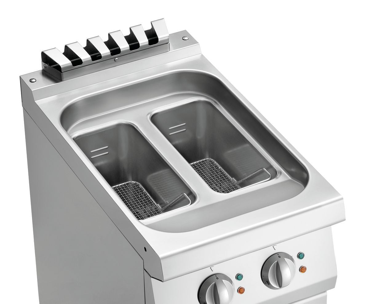 Friteuse Professionnelle - 2 x 9 Litres - 15 kW - sur Armoire - Bartscher - Mathon - 5