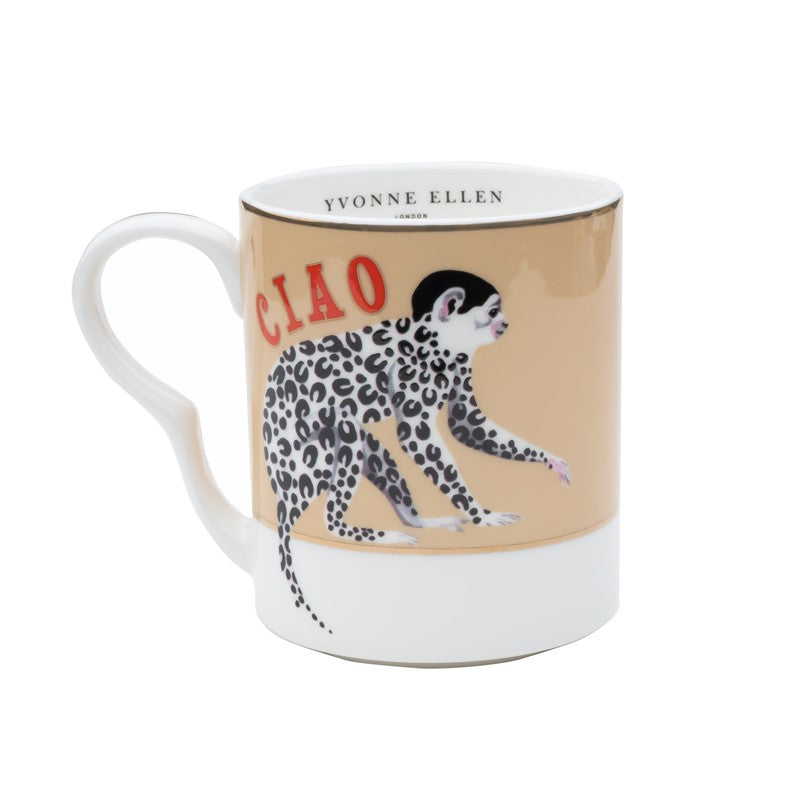 Lot de 6 Petits mugs Singe Carnival - 250ml Yvonne Ellen - Mathon