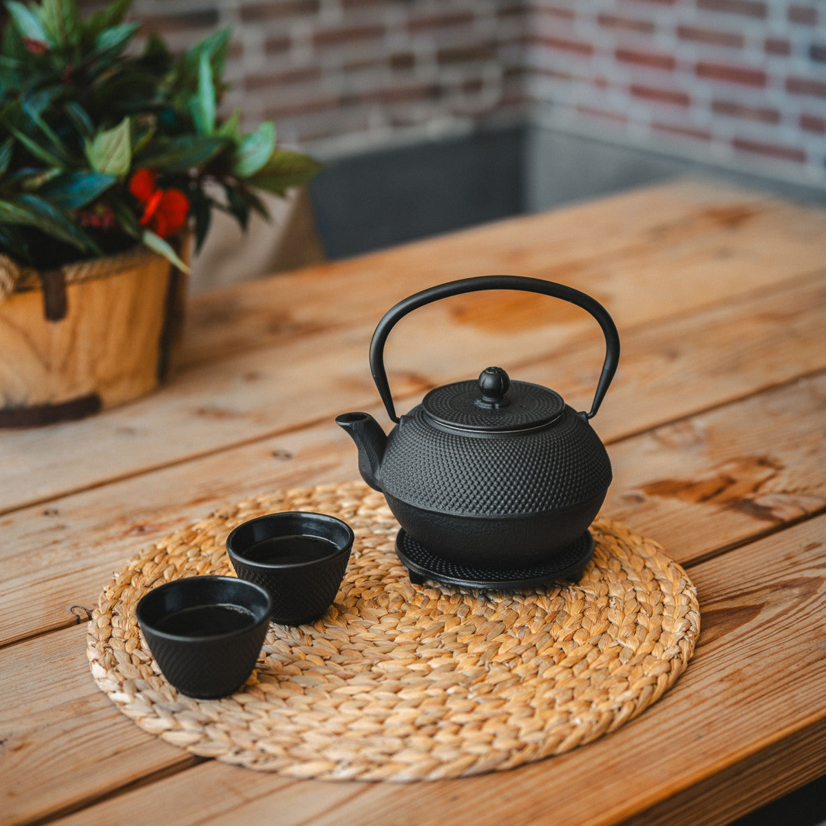 Asia Noir - Set de 2 tasses à thé en fonte Bredemeijer - Mathon - 4