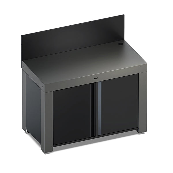 Desserte de jardin Félix double porte gris cargo ENO - Mathon - 5