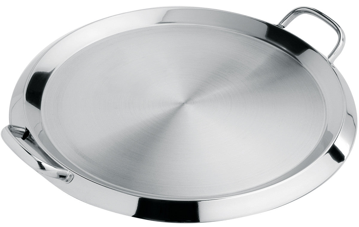 Gril Plancha inox avec anses fixes 34cm Cristel - Mathon - 2