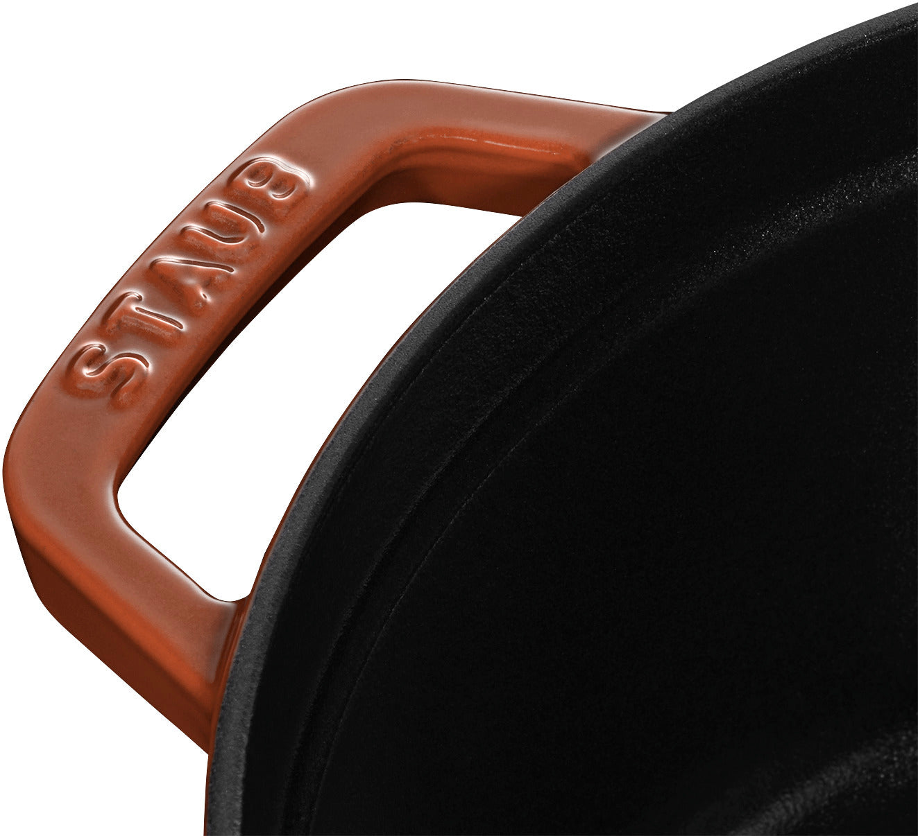 Cocotte 20 cm, Fonte, Rond(e), Cannelle Staub - Mathon - 2