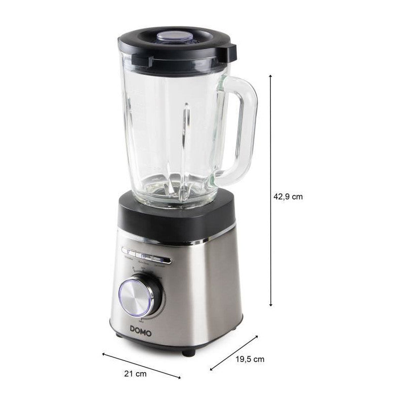 Blender - Domo - Do740bl - High Speed - 1400 W - 1,75 L - Gris Domo - Mathon - 3