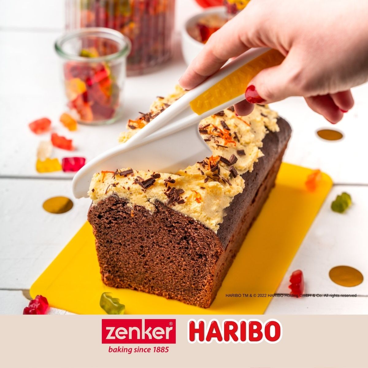 Couteau de cuisine pour enfant en plastique 22,2 cm Zenker Haribo Zenker - Mathon - 5