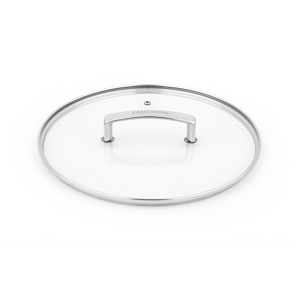 Couvercle 28cm en verre et en aluminium SIGNATURE Fauchon Art de la Table - Mathon - 1
