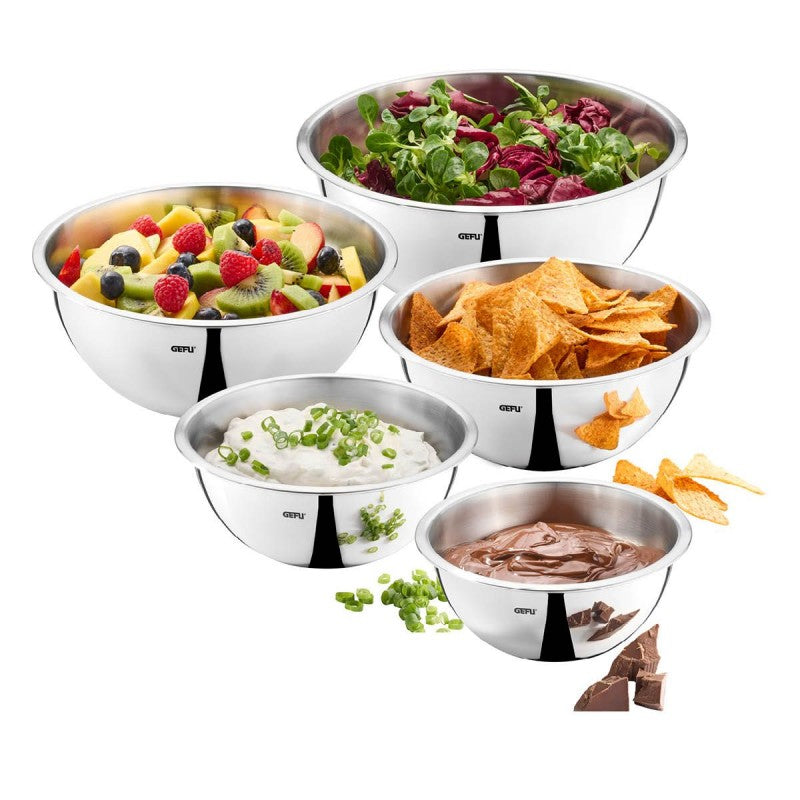 Set de bols en acier inoxydable, 5 pièces Gefu - Mathon - 1