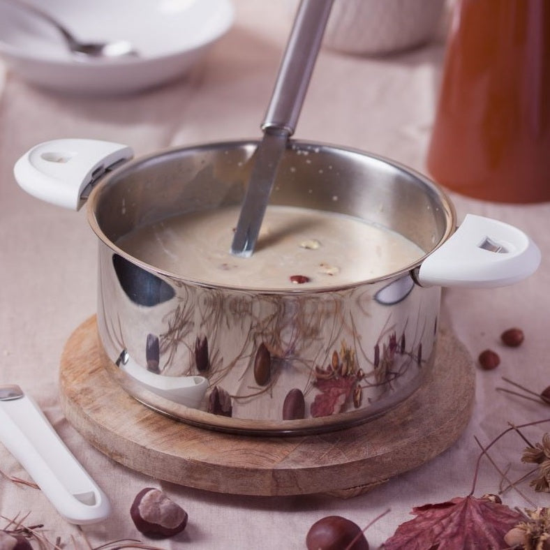 Série 3 casseroles et poignée amovible Cristel - Mathon - 3