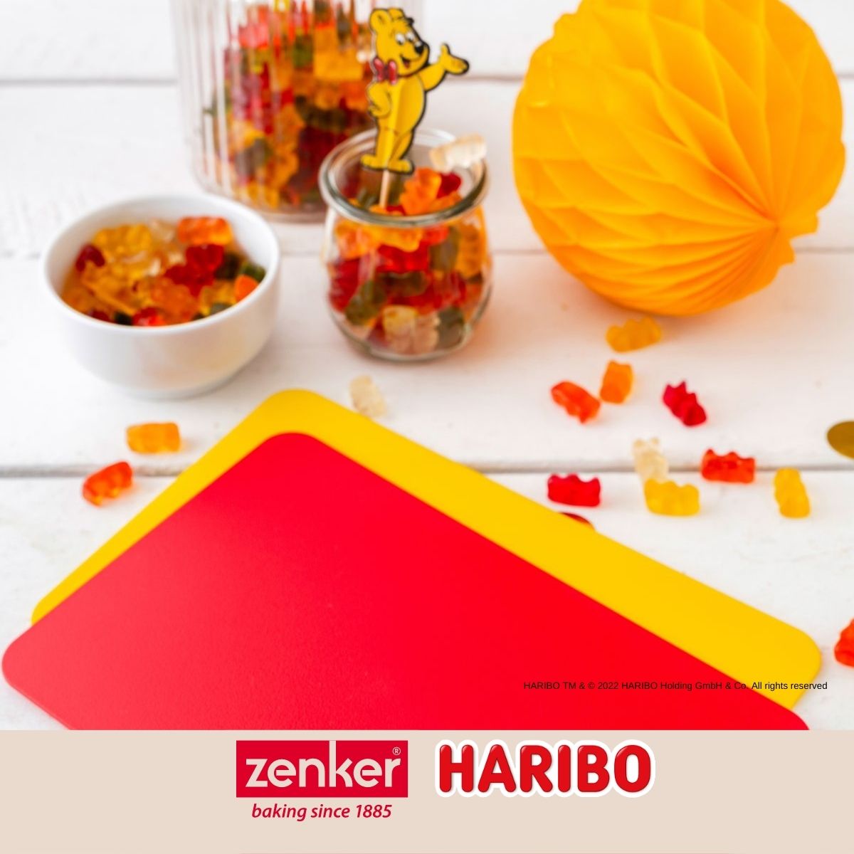 Lot de 2 planches à découper en plastique 24,5 x 16 cm Zenker Haribo Zenker - Mathon - 6