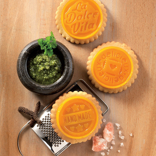 Kit moule en silicone pour biscuits ronds au chocolat Dolce Vita Silikomart - Mathon - 4