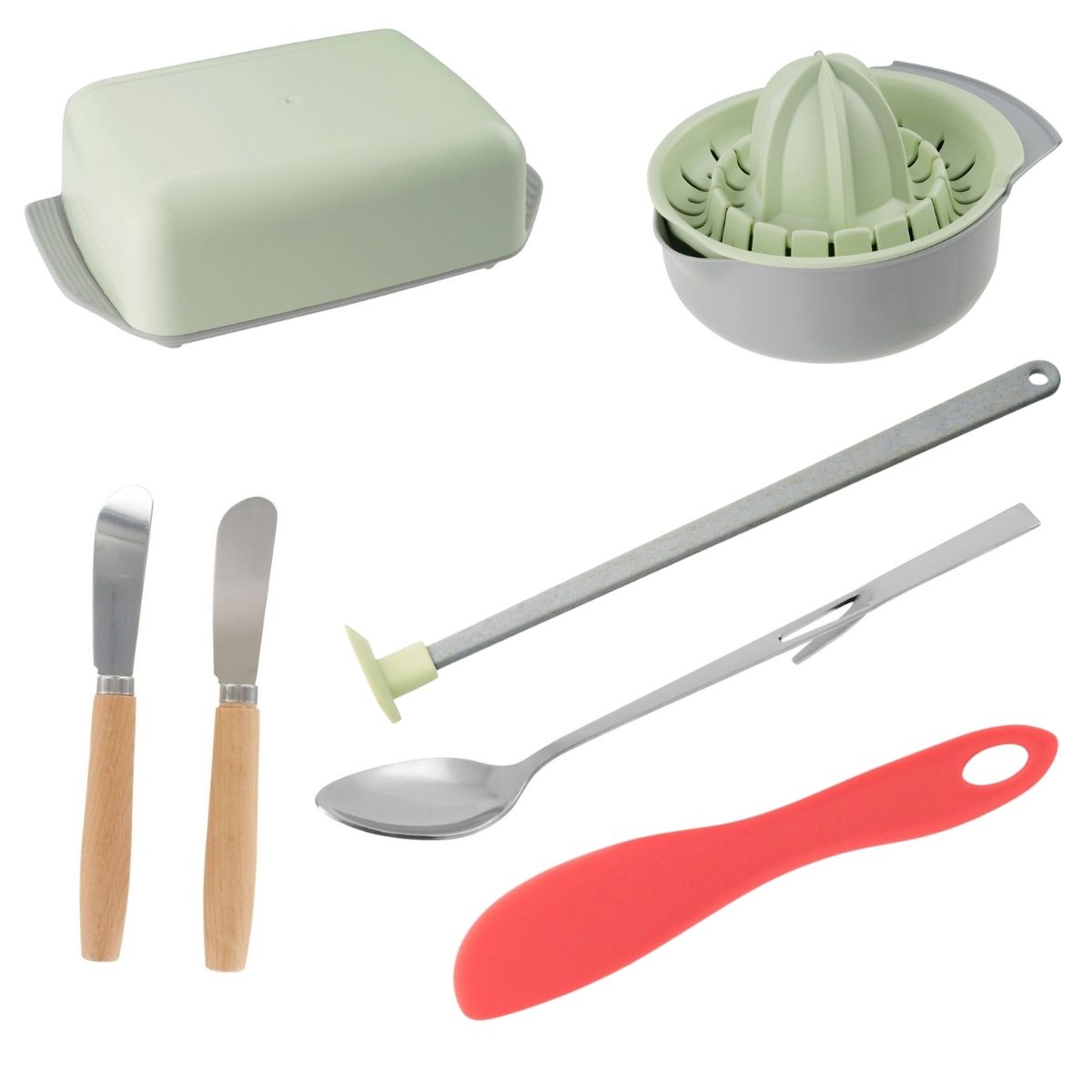 Ensemble de 6 ustensiles spécial petit déjeuner Fackelmann - Mathon - 1