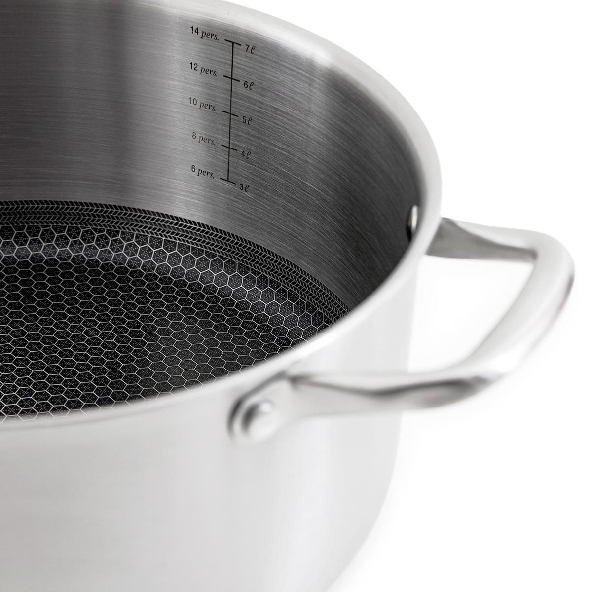 Marmite 28cm triplex avec couvercle - "Black Cube" Laguiole Cuisson - Mathon - 3