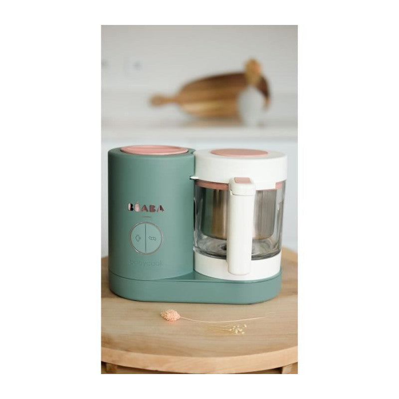 Beaba, Babycook Neo, Robot Bebe 4 En 1, Cuiseur, Mixeur, Made In France - Eucalyptus Beaba - Mathon - 4